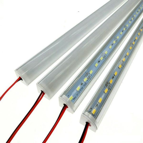 DC 12 V 50 cm 100 cm mur coin barre de LED lumière LED bande haute luminosité smd 5730 bureau table lumière rigide bandes LED éclairage
