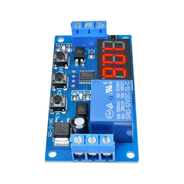 DC 12v Trigger Cycle Time Relais Relais LED TROIS THOIS DE CIRCUIT DE CONTRAITEMENT DE CONTRAIRE DE COMMANDE DE CONTRAIRE DE RELAY