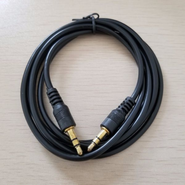 Adaptador de CC de 3,5 mm a 2,5 mm Car Audio AUX Conexión Extensión de datos Cable de alimentación Negro Super Flexible 1.5M