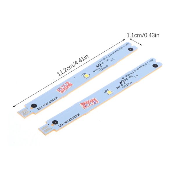 DC 3/6V Freezer Barra LED Strip para Siemens Refrigerador LED LED BSH 9001030205 9001030206