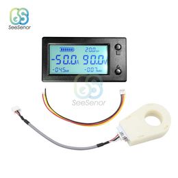 DC 300V 400A 200A 100A 50A LCD Batterijmonitor Digitale voltmeter Ammeter Capaciteit Coulometer Power Watt-uur HALL SENSOR