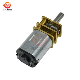 DC 3V/6V/12V GA12-N20 MINI MICRO METAL METAL MOTOR MOTOR VANGAARKOP MOTOR MOTOR 15/30/50/60/15/200