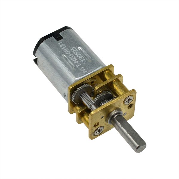 DC 3V/6V/12V N20 Mini Mini Micro Metal Gear Motor con motores DC DC de engranajes 15/30/40/50/60/70/100/150/200/300/400/500/600/1000/2000 RPM