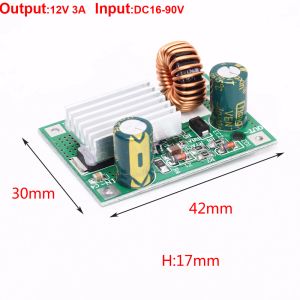 DC 9V 12V 24V 36V 48V 72V 84V 120V tot 5V 3A Stap Down Module Voeding DC DC Converter Buck Converter Step Up Converte