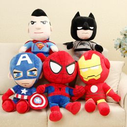 DC et film Spider peluche poupée héros américain Batman Batman fer jouets en peluche enfants cadeau