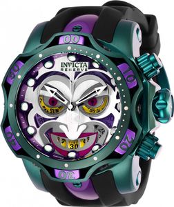 DC Comics Joker Mens ongeslagen horlogemodel 26790 525 mm roestvrijstalen siliconenaluminiumkwarts polshorloge voor dorp2341227