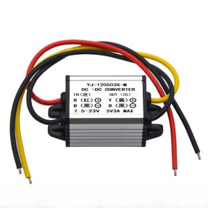 Convertidor de CC Convertidor Convertidor de voltaje de alimentación 12V a 5V 3.3V 3.7V 4.2V 6V 7.5V Módulo de paso hacia abajo para el automóvil para el automóvil