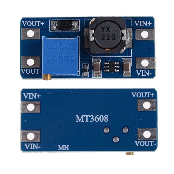 Module de boost de tension réglementée DC-DC 2A Micro USB 2V-24V à 5V 9V 12V 28V Amplificateur de puissance adapté aux kits Arduino