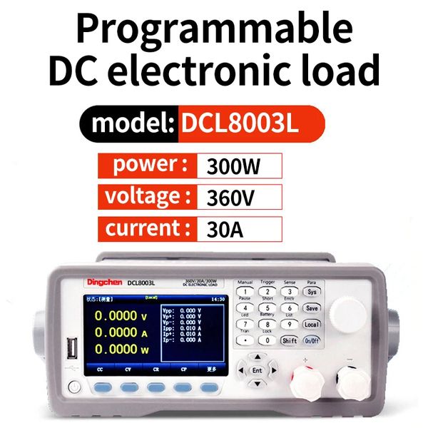 Testeur de charge électronique DC DCL6104A, affichage numérique, batterie Programmable, vieillissement LED, double canal, DCL8003L