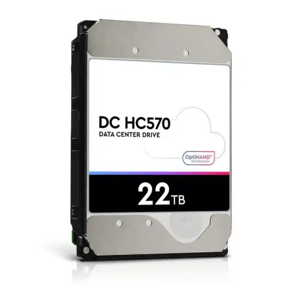 DC HC570 22TB SAS 12 Go / s 3,5 pouces 512 Mo 7200 RPM Server Internal Disk Disk Disk 22TB HDD SAS 3,5 WUH722222AL5204