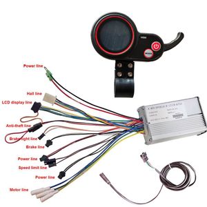 DC Motor sinus Controller LCD Display 36V48V500W-1000W22A 6mos voor Elektrische Fiets Scooter Speed Fiets Accessoires