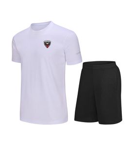 DC United Heren vrijetijdstrainingspakken voor kinderen, sneldrogend pak met korte mouwen, buitensportshirt