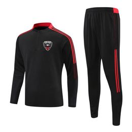 DC United – survêtement de Football pour adultes, combinaison d'entraînement, kit de veste de Football, ensembles de course pour enfants, Logo personnalisé 277f