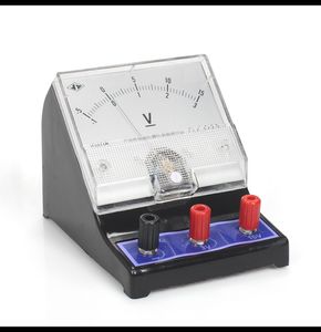 Voltmètre cc lycée physique enseignement instrument laboratoire électrique instrument expérimental fournitures de laboratoire
