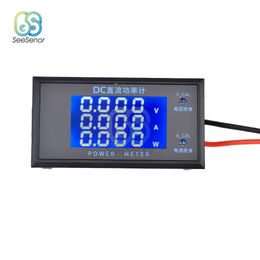 DC0-500V 10A 5000W LCD Voltímetro digital Amperímetro Vatímetro Medidor de potencia Voltaje Corriente 12V 24V 110V 220V Probador de voltios