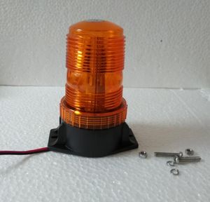 DC12V-110V 15W Led voiture/camion/van feux d'avertissement, lumière de secours, lumière stroboscopique, gyrophare orange, montage par boulons, étanche