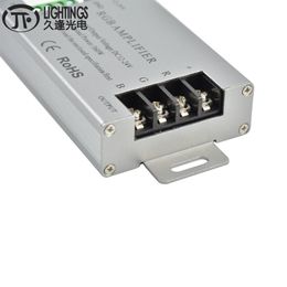 Contrôleur d'amplificateur LED RGB en aluminium DC12V-24V 30A 360W, pour bande lumineuse SMD 5050 3528 LED 271W