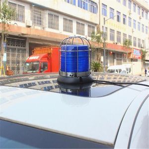 12W LED Car Explosion Proof Strobe Waarschuwing Licht Beacon, Politie Ambulance Fire Truck Flashing Noodlichten, Magnetische bodem, Waterdicht