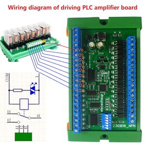 DC12V-24V 8DI-8DO NPN / PNP Entrée optiquement isolée 8CH 300MA SOSE SOSE SORTIE MODBUS RTU RS485 Module IO