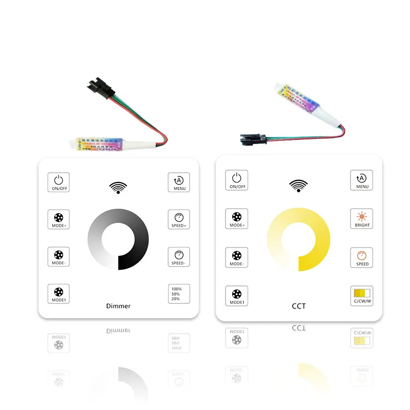DC12V 24V LED Controller Panel Pixel Chasing Light Controller For WS2811 Single Color Running Water Flowing Horse Race Strip LL