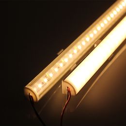 DC12V 2PCS/Lot 50cm LED BAR LICHT 5730 V Vormhoek Aluminium profiel met gebogen deksel voor keuken onder kast