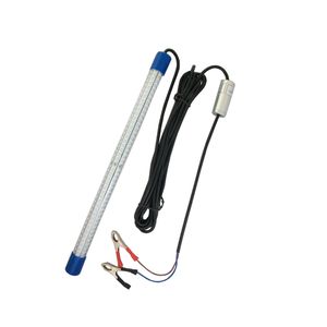 DC12V 30W submersible sous-marine de pêche de pêche à la ligne de pêche appât coloré poisson attrayant g / b / y / w couleurs