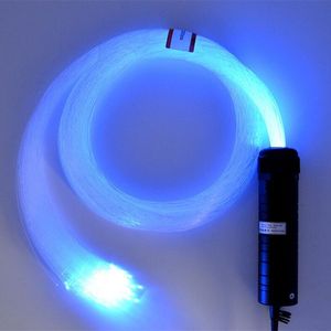 DC12V 6W RGB Auto Dak Star Lichten Verlichting LED Fiber Optische Sterren Plafondlamp Kits 100 stks / 200pcs 0.75mm 2M Optische vezels met RF-controle