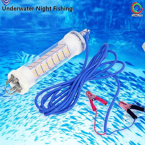 DC12V LED Lumières Pêche Leurre Appât 200W Deepwater Crank Bass Squid Fishing Light