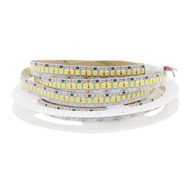 Bande LED non étanche, DC12V, 5m, Flexible, SMD 2835, 240Led M, blanc chaud, 1200LED, rouleau de ruban LED Extra brillant, 297Z