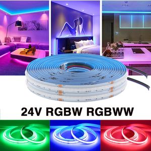 DC24V 784LEDs COB LED Strip RGBW RGBWW Flexibele COB Lichtband Dimbaar Lineair Verlichtingslint