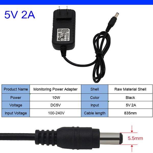 DC5V 12V 15V 24V 48V Transformateur d'éclairage AC100-240V Alimentation de commutation Alimentation 1A 2A 3A 3.2A 5A 6A 7A 8A 8.5A 10A ADAPTE DE LED