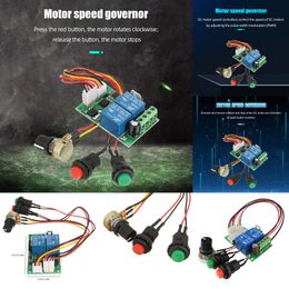 Módulo de accionamiento de Control de velocidad DC6-24V PWM, actuador lineal, módulo controlador de velocidad del Motor 3A, interruptor de botón de avance y retroceso