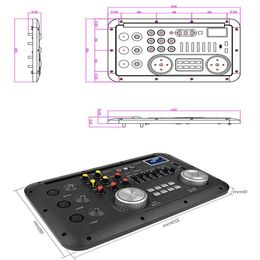 Freeshipping DC9-12V MP3 Decoder Board DSP Bluetooth Karaoke Voorversterker Mixer Lossless Fiber Coaxiale Equalizer voor Thuis Versterker Gitaar Kpqsk