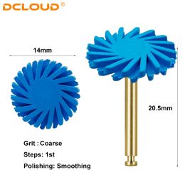 Dcloud Dental Rubber Polonteur Composite Resin Polishing Diamond System Burs RA 4 mm Wheel Spiral Flex Brush Dentistry Tool