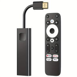 Dcolor Android TV Stick - 4K HD Streaming Device met Chromecast - 16GB ROM - Netflix Google Assistant Compatibel - Android TV 11 Nieuwste