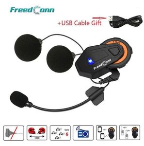 DConn Tmax Helmet Bluetooth 41 Intercom Headset Motorcycle 1500m 6 Riders Group Talk System FM Radio Motorfiets Interphone14488800