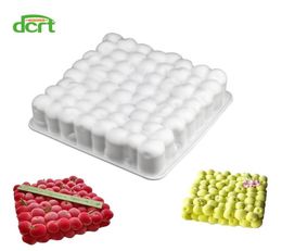 DCRT 3D Siliconen Cakevorm Voor Bakken Mousse Dessert DIY Kersvorm Vierkant Bubble Cakes Decoratie Gereedschap Keuken Bakvormen7107697