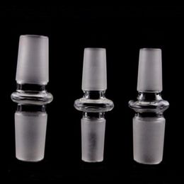 14 types d'adaptateurs déroulants en verre pour fumer avec 10mm 14mm 18mm adaptateur déroulant mâle à femelle pour joint de bong de tuyau d'eau