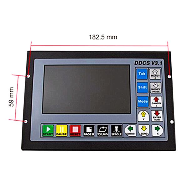 DDCSV3.1 500KHz g-code Mach3 controlador de movimiento fuera de línea CNC grabado máquina herramienta Control actualizado desde DDCSV2.1 soporte USB