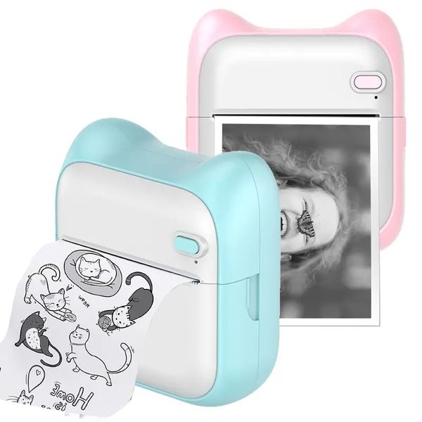 DDEMSMOE Kid Mini Printer Toy : petit, portable et compatible avec iOS Android - Cadeau parfait pour les enfants.