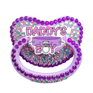 DDLG Volwassen Baby Fopspeen Handgemaakte Grote Maat Tepel Met Daddys Boy Volwassen Fopspenen Siliconen Fopspeen Dummy Dom 240219