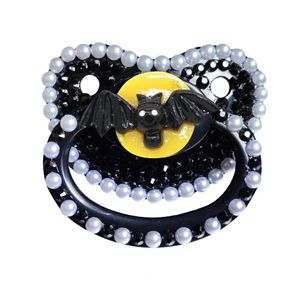 DDLG taille adulte sucette Halloween mignon chauve-souris sucettes faites à la main Silicone petit espace papa fille adulte bébé garçon 240219