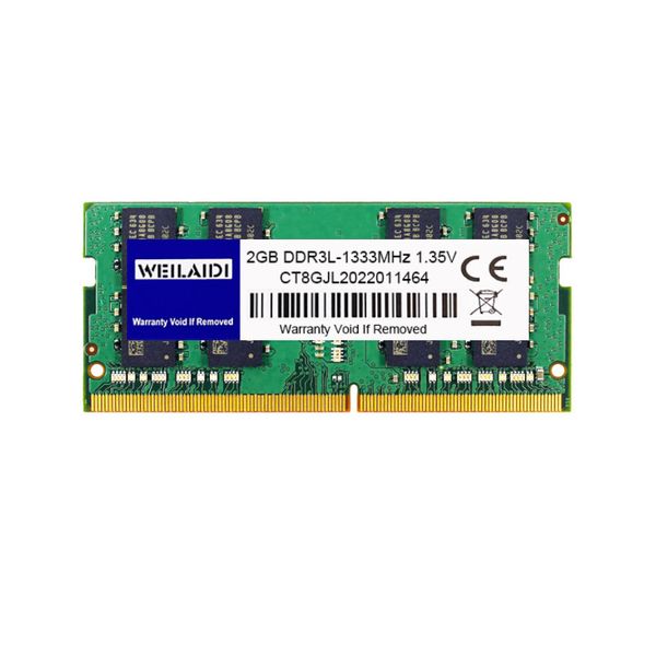 DDR3 2GB portátil portátil RAM Memoria DDR3 1333 PC3-12800 1333MHz DDR3L PC3-10600S 204PIN 1.35V 1.5V SODIMM MA