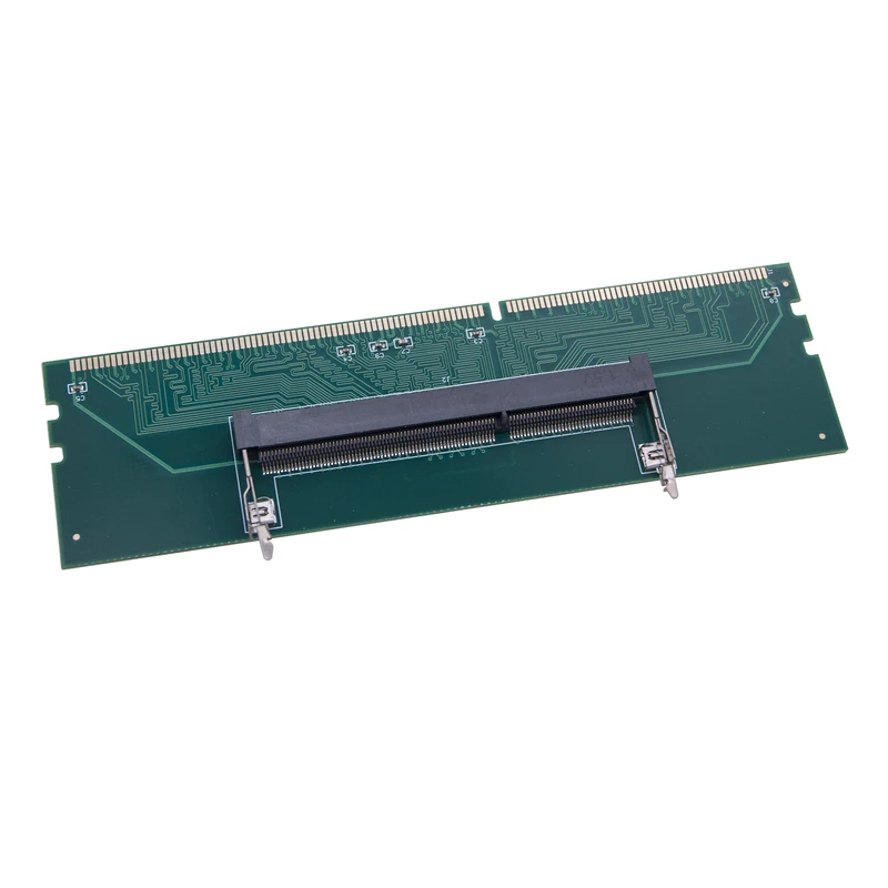 DDR3 DDR4 DDR5 TO SO-DIMM Connecteurs d'adaptateur Mémoire RAM RAM DDR3 / 4/5 SODIMM TO DIMM RISER 240pin 288pin DIMM Card pour le bureau