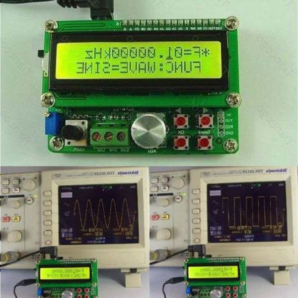 Freeshipping DDS Fonction Générateur de signaux Module Forme d'onde Sine/Triangle COMPTEUR Fréquence Ffske