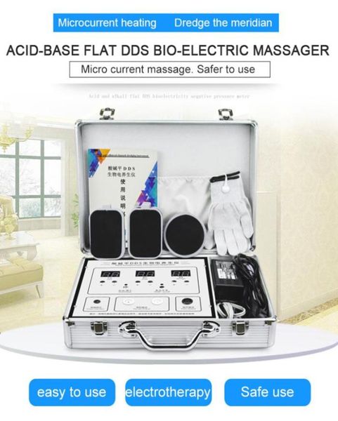 DDS Massager Multifinection Corps bioélectrique Meridian Dredge Pulse Physiotherapy Instrument DDS Electrotherapy Device3198089