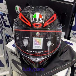 DDTAGV PISTA GPRR Italiaanse driekleurige vlag gesmeed koolstofvezel limited edition motorracehelm MEIL 8J0I