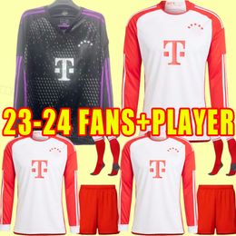 DE LIGT camisetas de fútbol 23 24 MANE SANE HERNANDEZ BAYERN MUNICH GNABRY GORETZKA COMAN MULLER DAVIES KIMMICH camiseta de fútbol 2023 20243 manga larga Versión para jugadores