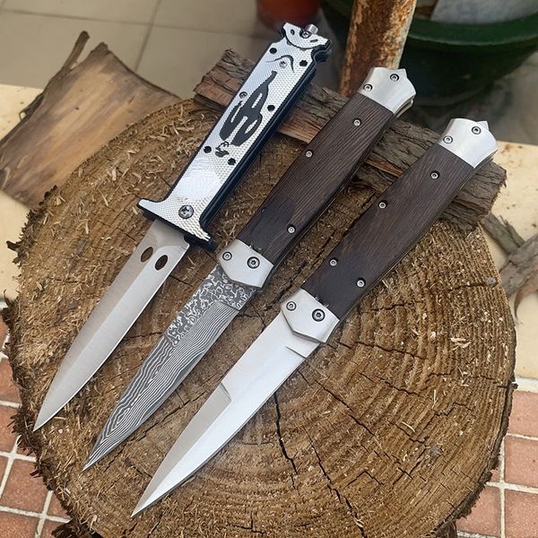 DE Swordfish Équipement tactique AUTO lame pliante EDC couteaux de survie en plein air Camping Combat couteau de chasse tactique EDC couteau automatique meilleure qualité