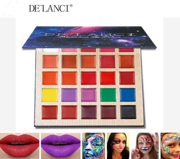 De039lanci Matte Lipstick Paleta Paleta de labios multithade Maquillaje de belleza 25 Colores Pintura de pintura de cara de labio profesional Aceite9422148
